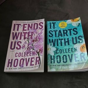 Two books by Colleen Hoover..fun quick reads imo